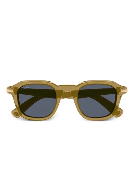 Солнцезащитные очки Cartier Eyewear в квадратной оправе yellow