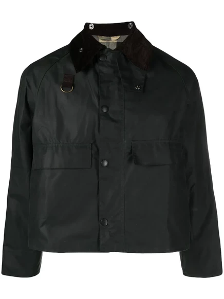Мужская куртка Barbour Spey из вощеного хлопка, зеленая