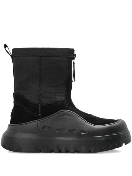 Мужские высокие кеды Ugg замшевые, черные