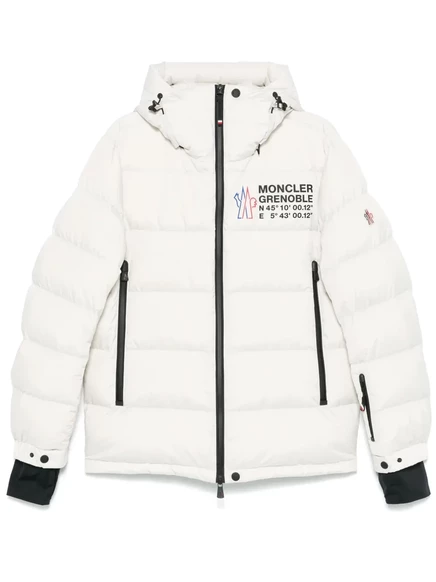 Мужская пуховая куртка Moncler Grenoble Isorno, белая