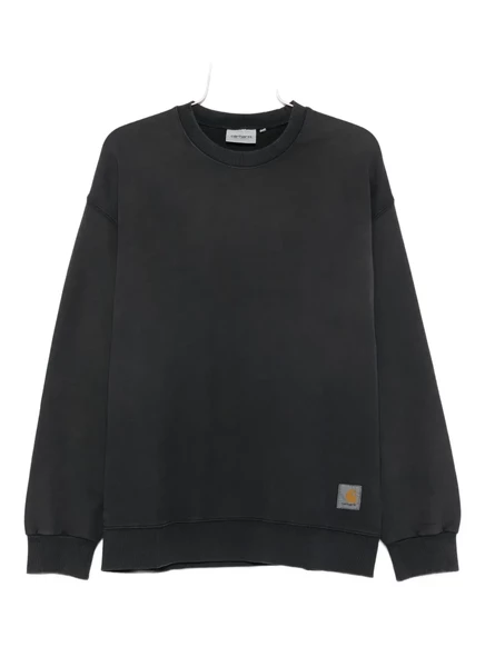 Мужской свитшот Carhartt WIP с круглым вырезом из хлопка, синий