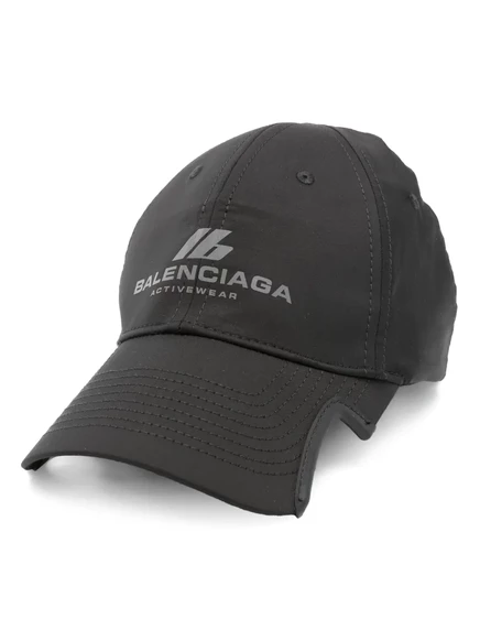 Мужская бейсболка Balenciaga с логотипом, черная