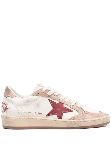 Звездные кроссовки Golden Goose Ball white