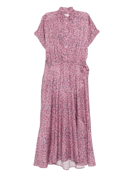 Женское платье-рубашка Isabel Marant миди, розовое