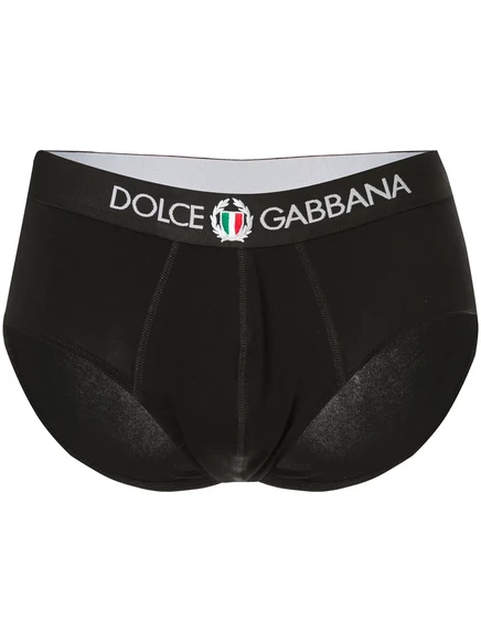Мужские трусы Dolce & Gabbana с логотипом, черные