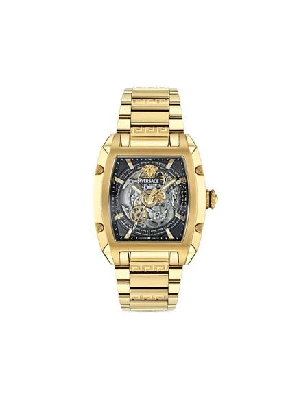 Мужские часы Versace Dominus Skeleton 42 мм, черные