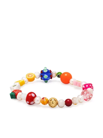 Мужской браслет Nialaya Jewelry Berry, белый