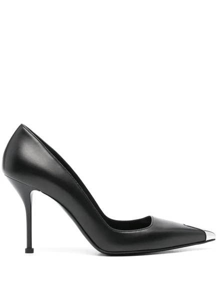 Женские туфли Alexander McQueen Punk 90 мм, чёрные