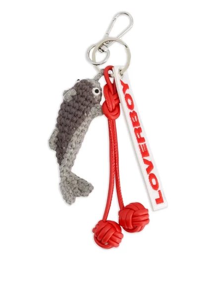 Брелок Charles Jeffrey Loverboy с рыбкой, серый