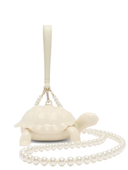 Женский клатч Simone Rocha Turtle, кремовый
