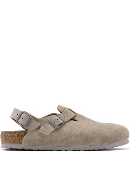Женские шлепанцы Birkenstock Tokio с ремешком, серые