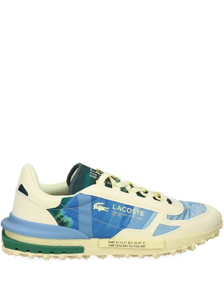 Мужские кеды Lacoste Elite Active, бежево-голубые