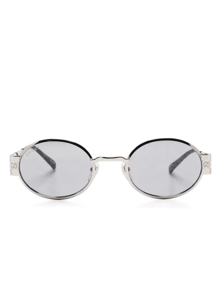 Солнцезащитные очки в круглой оправе Gucci Eyewear silver