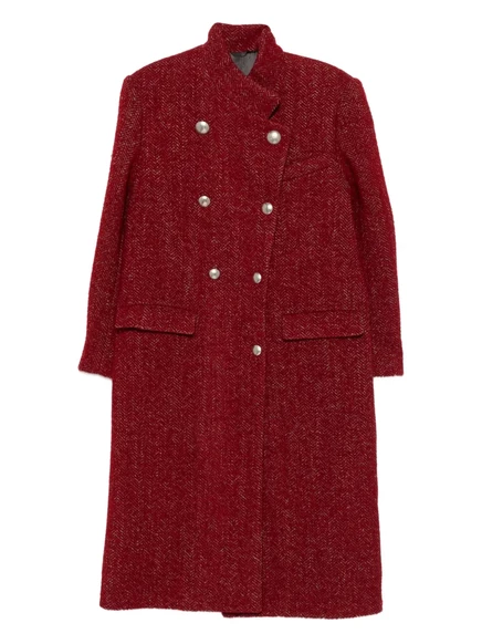 Женское двубортное пальто Isabel Marant, красное