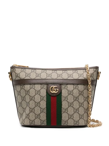 Сумка через плечо Gucci mini Ophidia GG neutrals