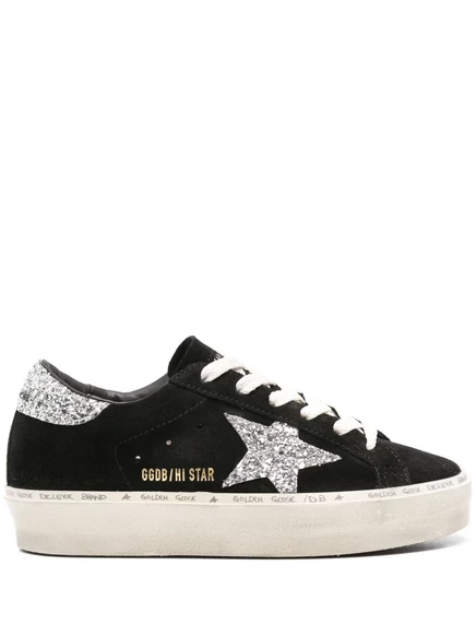 Женские кеды Golden Goose Hi Star, черные