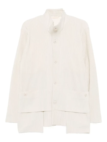 Мужская куртка Homme Pliss Issey Miyake, кремовая