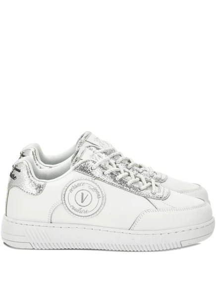 Женские кеды Versace Jeans Couture с логотипом, белые