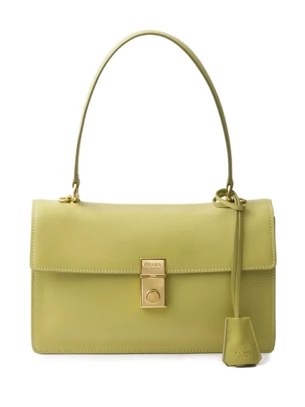 Сумка через плечо Prada средней мягкости из прочного материала green