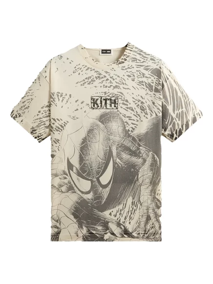 Футболка с принтом человека-паука KITH x Marvel