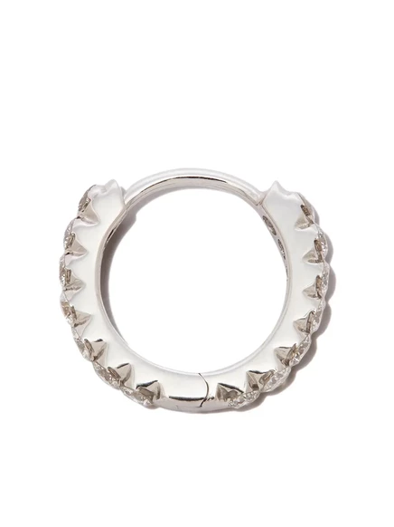 Женская серьга Maria Tash Eternity 8 мм, 18K белое золото