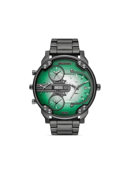 Мужские часы Diesel Mr. Daddy Slim 54 мм, сталь, зеленые