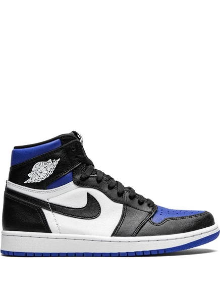 Кроссовки Jordan Air Jordan 1 Royal Toe, черно-сине-белые