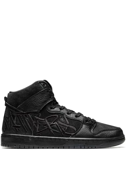 Кроссовки Nike x FAUST SB Dunk High Pro, черные