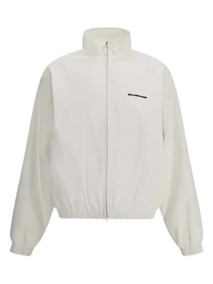 Женская куртка Balenciaga на молнии, белая