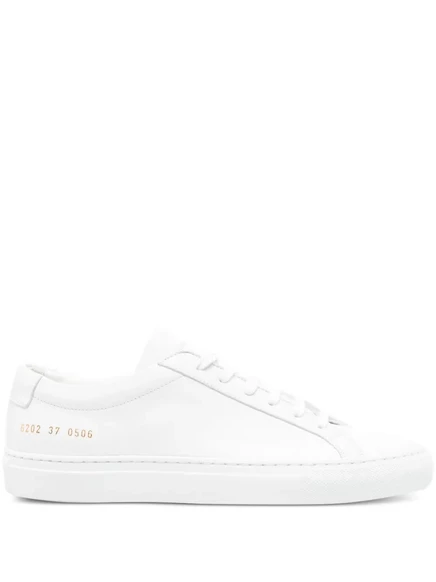 Женские кожаные кроссовки Common Projects, белые