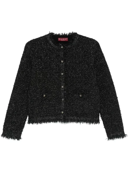 Жакет из ламе от Gucci black