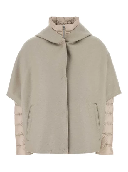 Стеганая куртка в стиле накидки Herno neutrals
