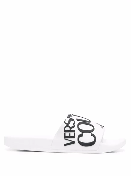 Женские шлёпанцы Versace Jeans Couture, белые