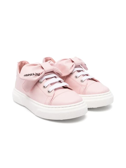 Кроссовки с бантом для детей от Moschino  pink