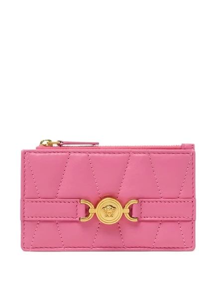 Женский кошелек Versace Medusa '95 стеганый, розовый