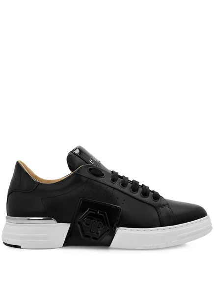 Унисекс-кроссовки Philipp Plein с логотипом, черные