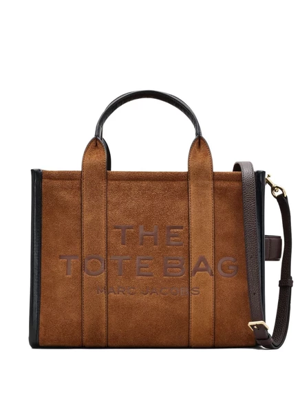 Женская сумка-тоут Marc Jacobs Suede Medium, коричневая