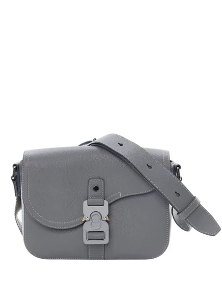 Сумка через плечо Christian Dior Saddle, серая