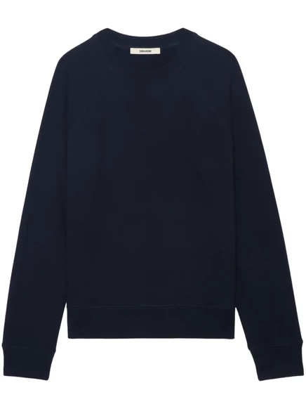 Женский свитшот Zadig & Voltaire с вышивкой, синий