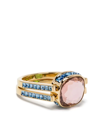Женское кольцо Swarovski Chroma, золотистое