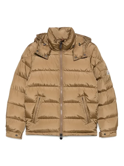 Мужская пуховая куртка Moncler Maya, бежевая