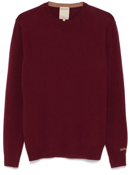 Шерстяной свитер Woolrich red