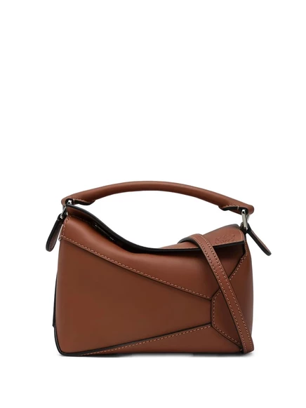Маленькая сумка-пазл LOEWE brown