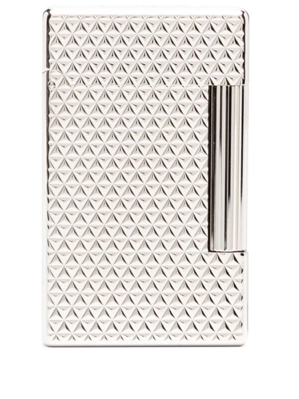 Мужская зажигалка S.T. Dupont Initial Firehead, серебристая
