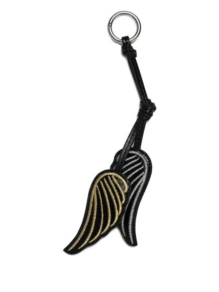 Женский брелок zadig&voltaire rock feather, черный