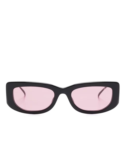 Солнцезащитные очки в прямоугольной оправе Prada Eyewear  black