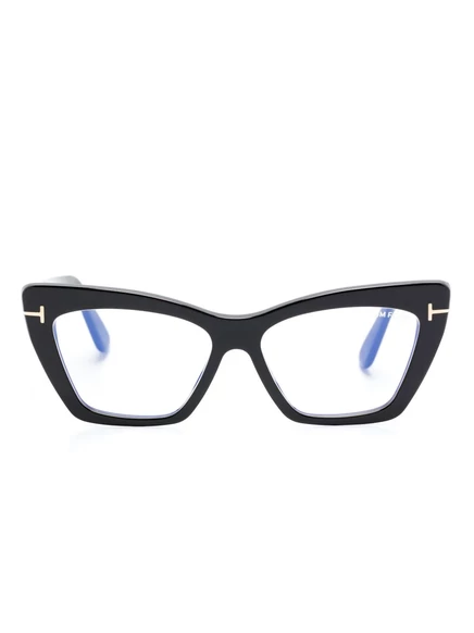 Унисекс очки Tom Ford Eyewear кошачьи, черные