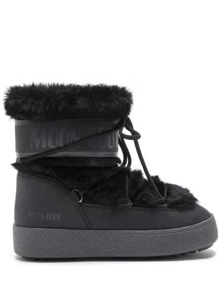 Кроссовки Moon Boot MB Track на шнуровке black