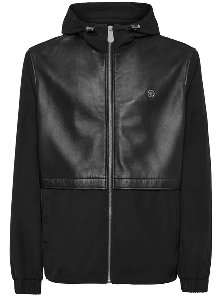Мужская куртка с капюшоном Philipp Plein, черная