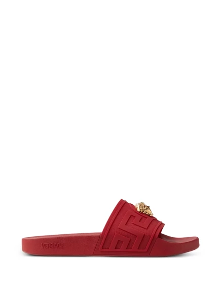 Мужские шлепанцы Versace La Medusa, красные